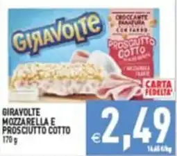 Pim Supermercati GiravoltE Mozzarella e Prosciutto Cotto offerta