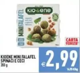 Pim Supermercati KIOENE MINI FALAFEL SPINACI E CECI offerta