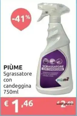PiùMe PIÙME Sgrassatore con candeggina offerta