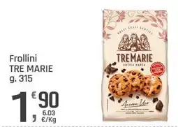 Supermercati Dok Frollini TRE MARIE offerta