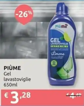 PiùMe PIÙME Gel lavastoviglie offerta