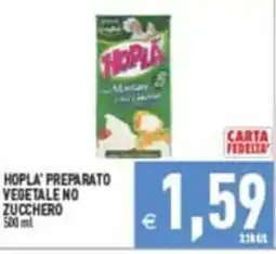 Pim Supermercati HOPLA' PREPARATO VEGETALE NO ZUCCHERO offerta