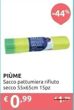 PiùMe PIÙME Sacco pattumiera rifiuto secco offerta