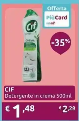 PiùMe CIF Detergente in crema offerta