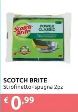 PiùMe SCOTCH BRITE Strofinetto+spugna offerta
