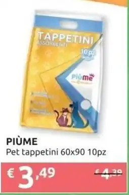 PiùMe PIÙME Pet tappetini offerta