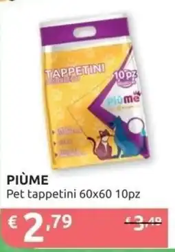 PiùMe PIÙME Pet tappetini offerta