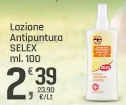 Supermercati Dok Lozione Antipuntura SELEX offerta