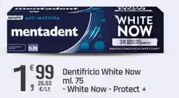 Supermercati Dok Dentifricio White Now offerta