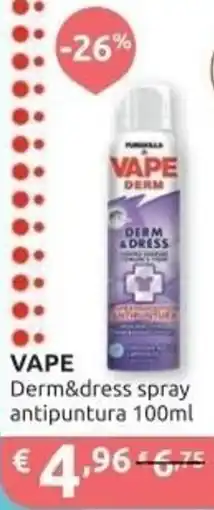 PiùMe Vape derm&dress spray antipuntura offerta