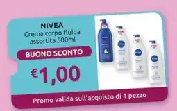 PiùMe NIVEA Crema corpo fluida offerta