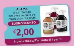 PiùMe ALAMA S.o.s color&go maschera colorata per capelli assortita offerta