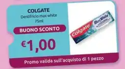 PiùMe Colgate Dentifricio max white offerta