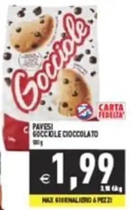 Pim Supermercati Gocciole Pavesi Gocciolè Cioccolato offerta