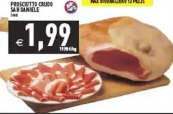 Pim Supermercati Prosciutto Crudo San Daniele offerta