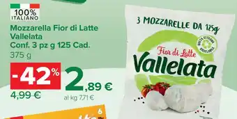 Carrefour Express Mozzarella Fior di Latte Vallelata offerta