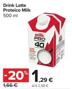 Carrefour Express Drink Latte Proteico Milk offerta