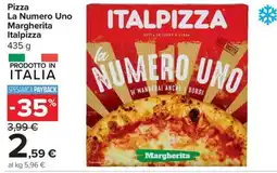 Carrefour Express Pizza La Numero Uno Margherita Italpizza offerta