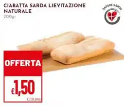 Pan Ciabatta Sarda Lievitazione Naturale offerta