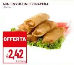 Pan MINI INVOLTINI PRIMAVERA all'etto offerta