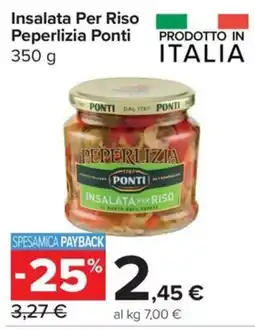 Carrefour Express Insalata Per Riso Peperlizia Ponti offerta