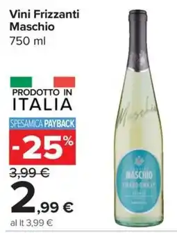 Carrefour Express Vini Frizzanti Maschio offerta