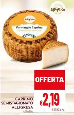 Pan Formaggio Caprino Alligresa offerta