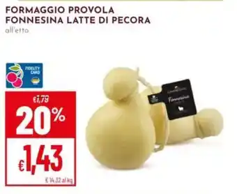 Pan Formaggio provola fonnesina latte di pecora offerta