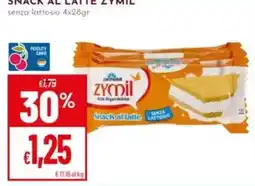 Pan Snack al latte Zymil offerta