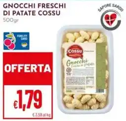 Pan Gnocchi Freschi di Patate Cossu offerta