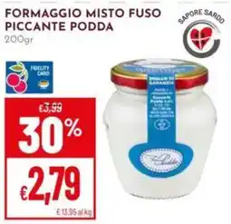 Pan Formaggio misto fuso piccante podda offerta