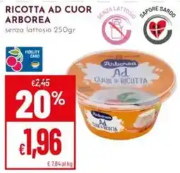 Pan Ricotta ad cuor Arborea offerta