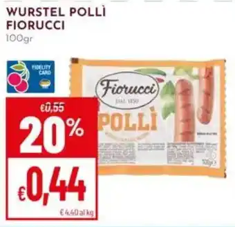Pan WURSTEL POLLI FIORUCCI offerta