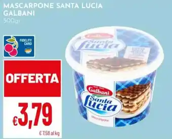 Pan Mascarpone Santa Lucia Galbani offerta