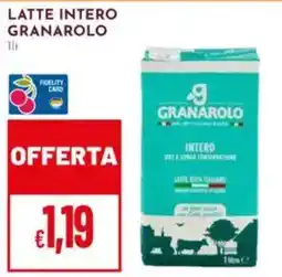 Pan Latte intero Granarolo offerta