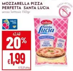 Pan Mozzarella pizza perfetta Santa Lucia offerta