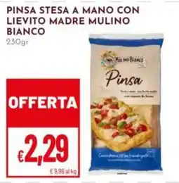 Pan Pinsa stesa a mano con lievito madre Mulino Bianco offerta