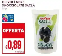 Pan Olivoli nere snocciolate Sacla' offerta