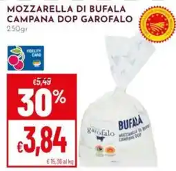 Pan Mozzarella di Bufala Campana DOP Garofalo offerta