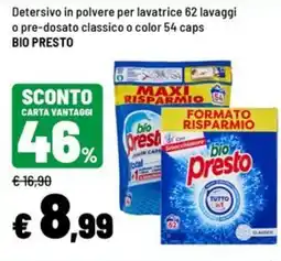 Iper La Grande Detersivo in polvere per lavatrice bio Presto offerta