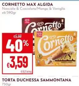 Pan Cornetto Max Algida offerta
