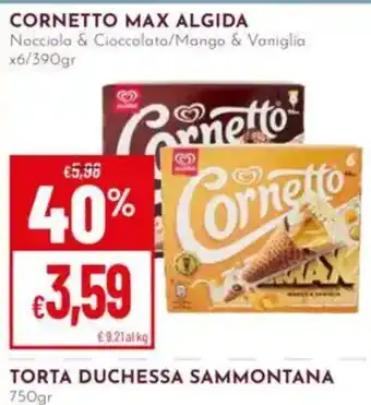 Pan Cornetto Max Algida offerta