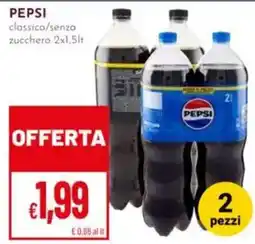 Pan PEPSI classica/senza zucchero offerta