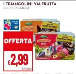 Pan I triangolini Valfrutta offerta