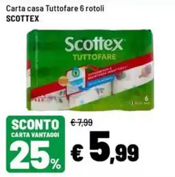Iper La Grande Carta casa Tuttوفare SCOTTTEX offerta