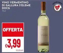 Pan Vino Vermentino di Gallura S'Eleme DOCG offerta