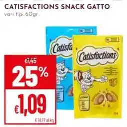 Pan Catisfactions Snack Gatto offerta