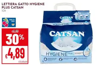 Lettiera gatto hygiene plus catsan