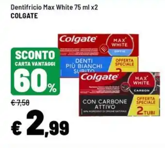 Iper La Grande Dentifricio Max White COLGATE offerta