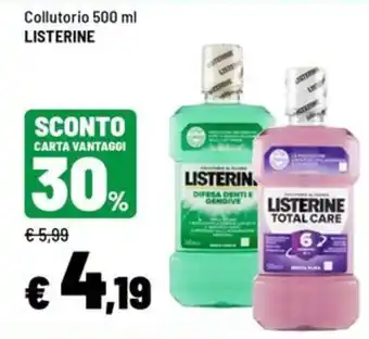 Iper La Grande Collutorio LISTERINE offerta